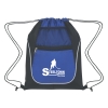 Drawstring Sports Pack With Dual Pockets_Silkscreen