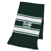 Two-Tone Knit Scarf With Fringe_Embroidered