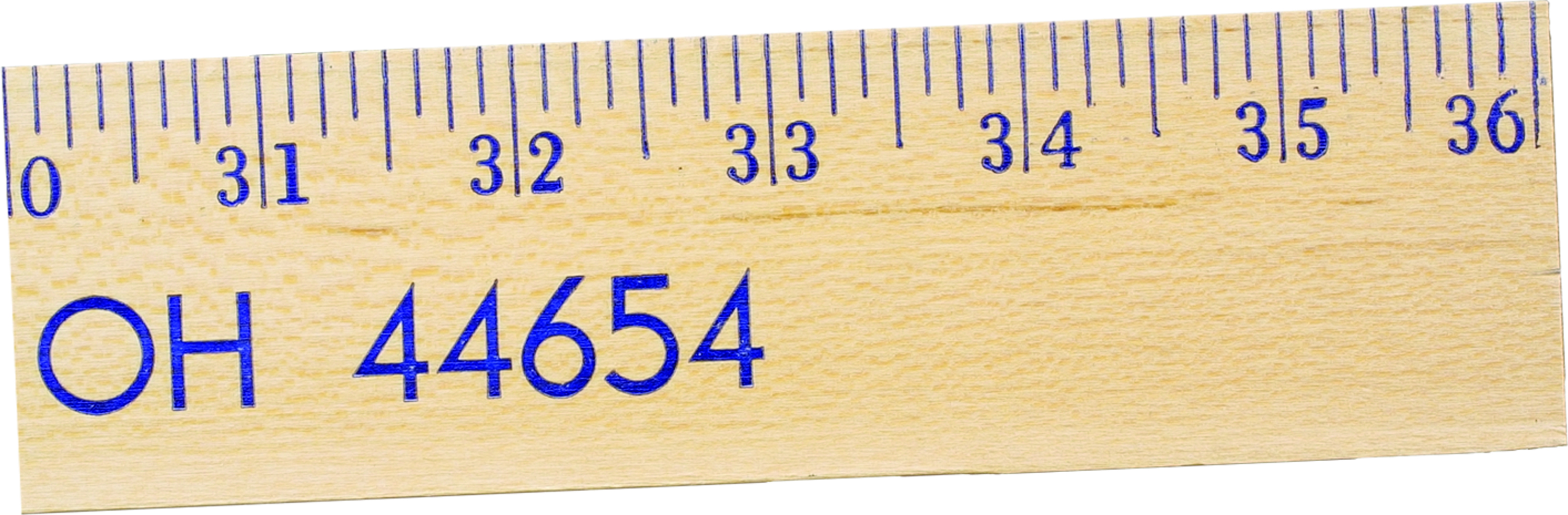 Extra Strength Yardsticks - Clear Lacquer Finish