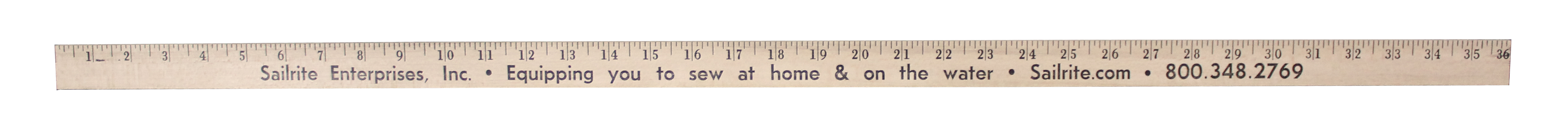 Heavy-Duty Yardsticks - Clear Lacquer Finish