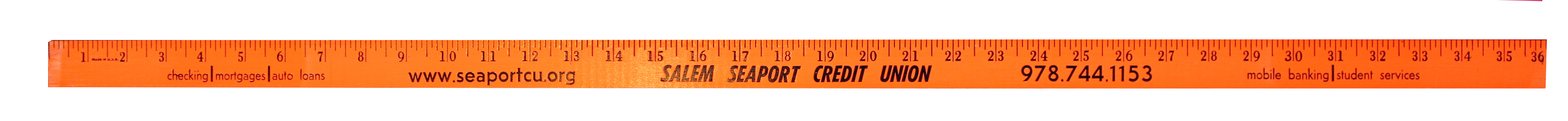 Fluorescent Finish Yardsticks
