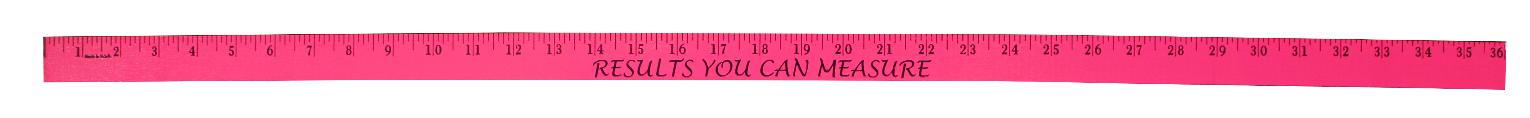 Fluorescent Finish Yardsticks