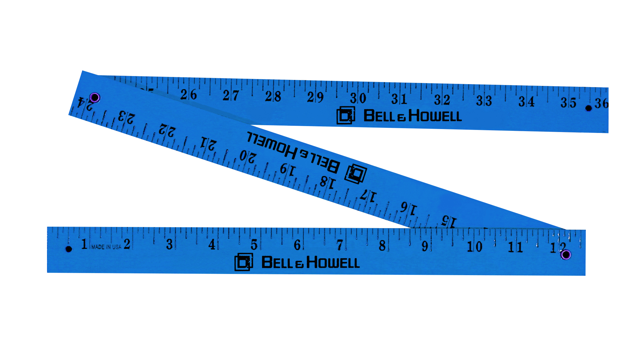 Folding Yardsticks - Enamel Finish