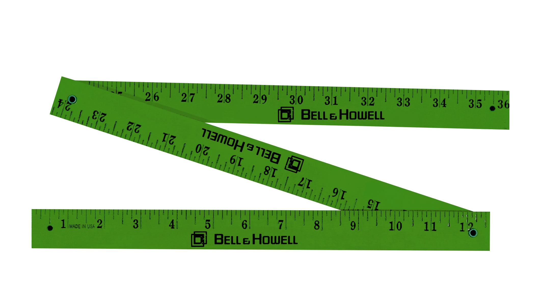 Folding Yardsticks - Enamel Finish