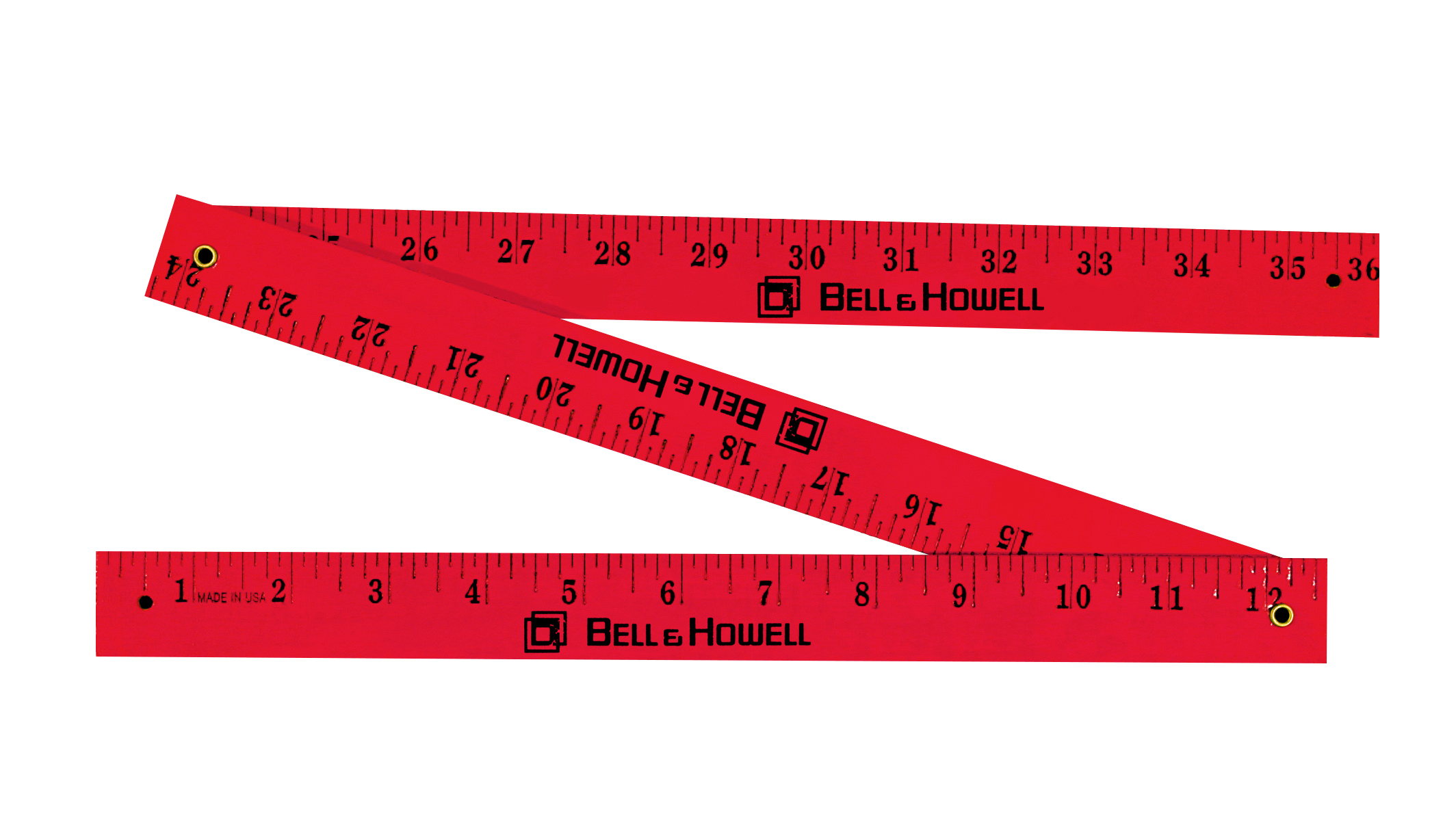 Folding Yardsticks - Enamel Finish
