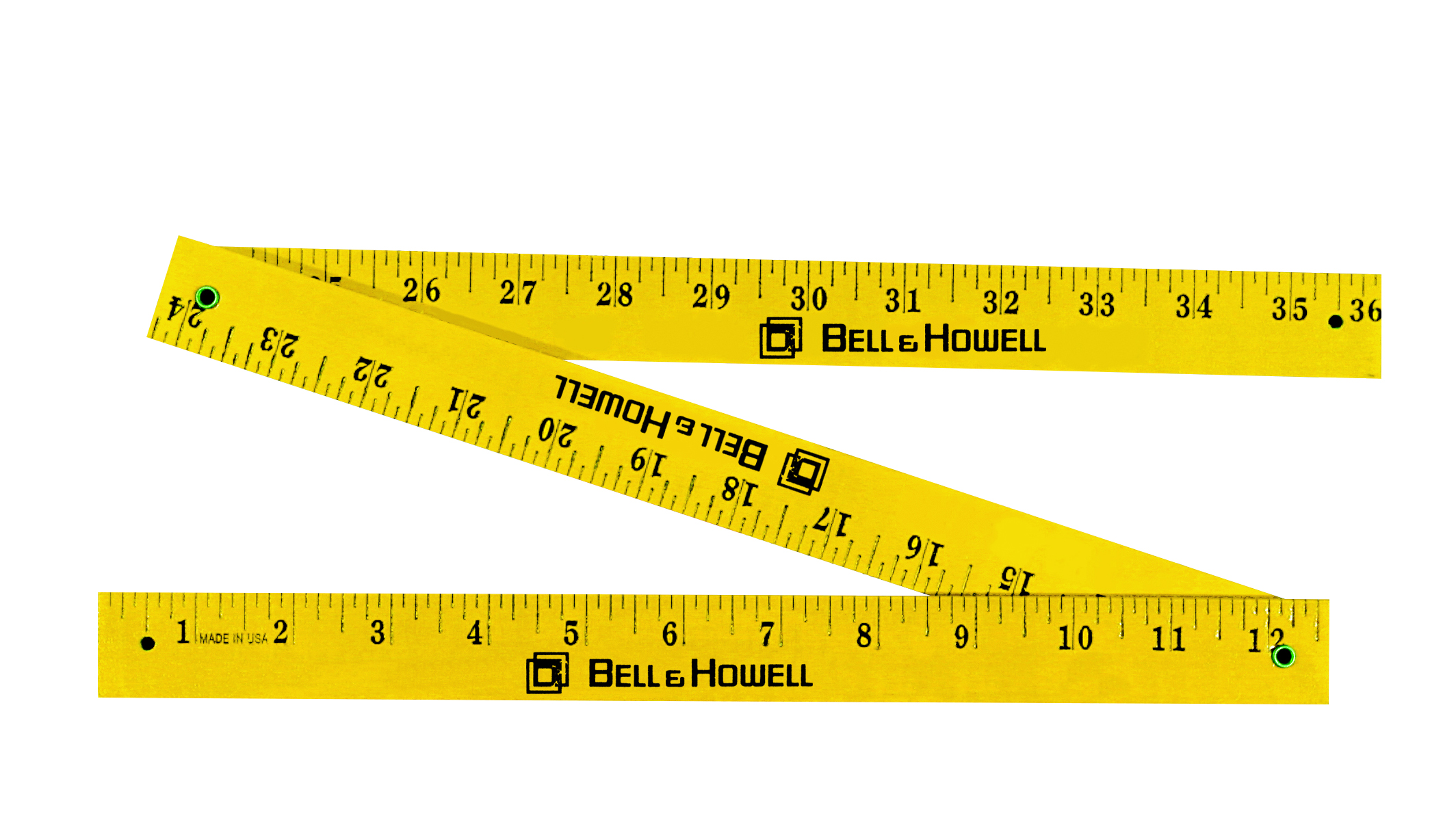 Folding Yardsticks - Enamel Finish