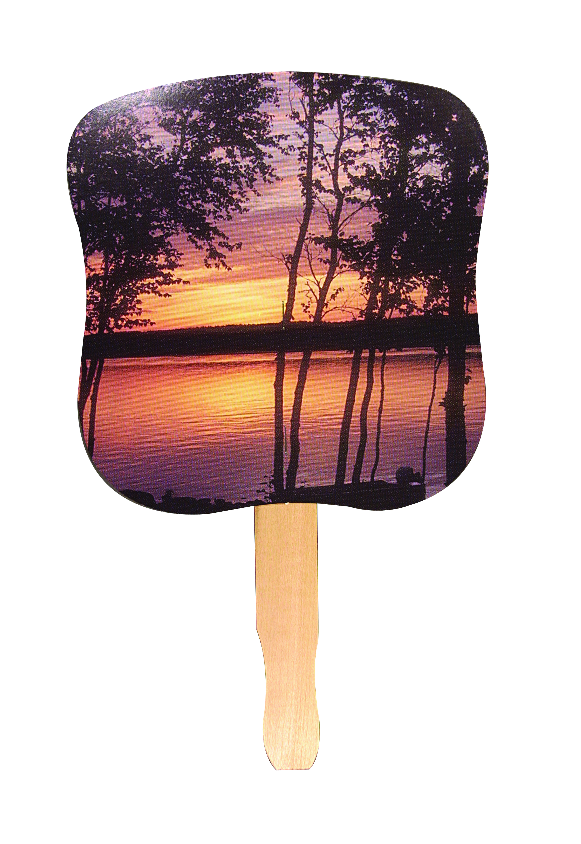 Stock Design Hand Fan - Sunset