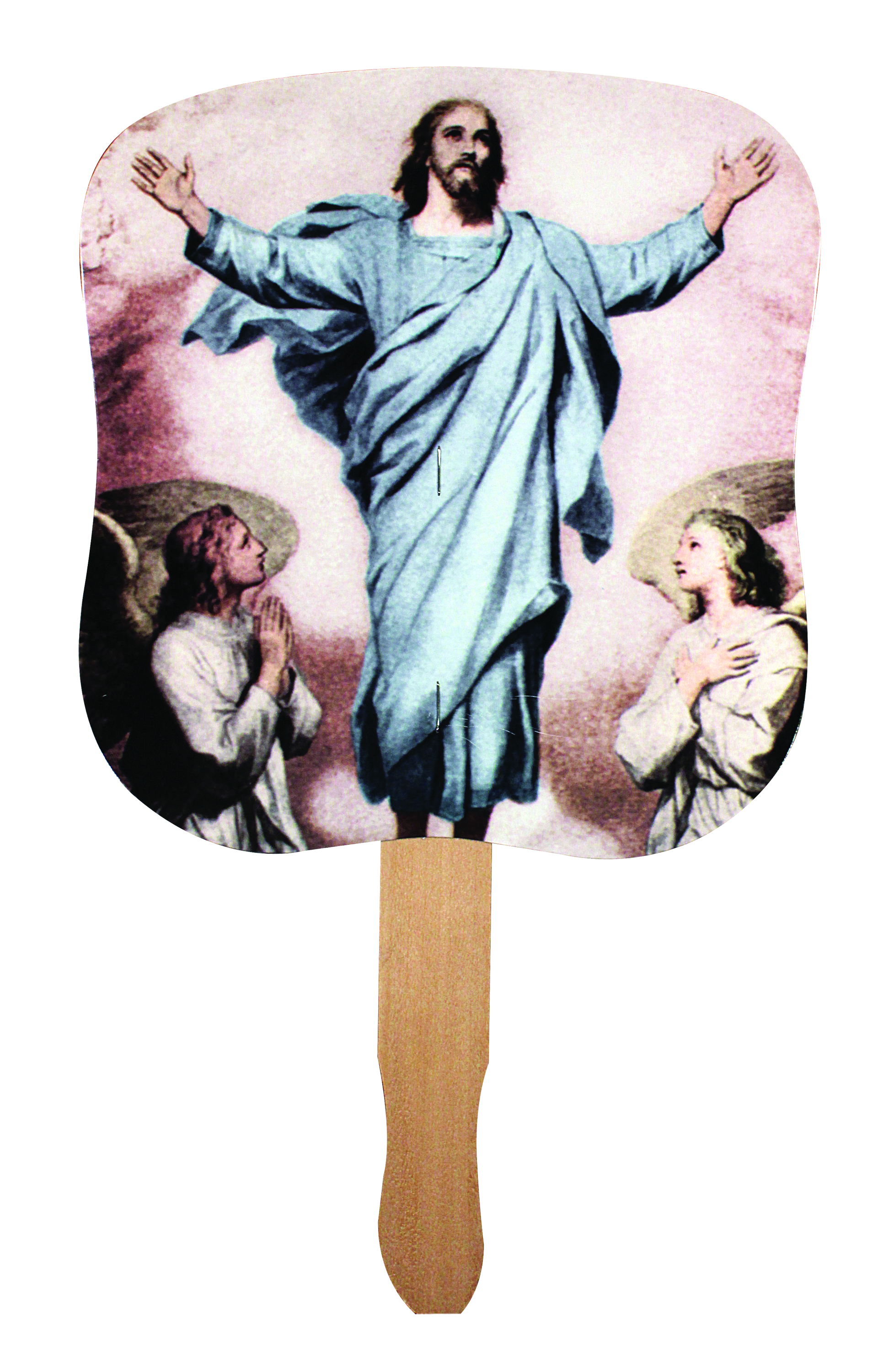 Stock Design Hand Fan - Resurrection Of Jesus