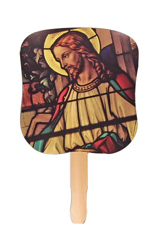 Stock Design Hand Fan - Jesus