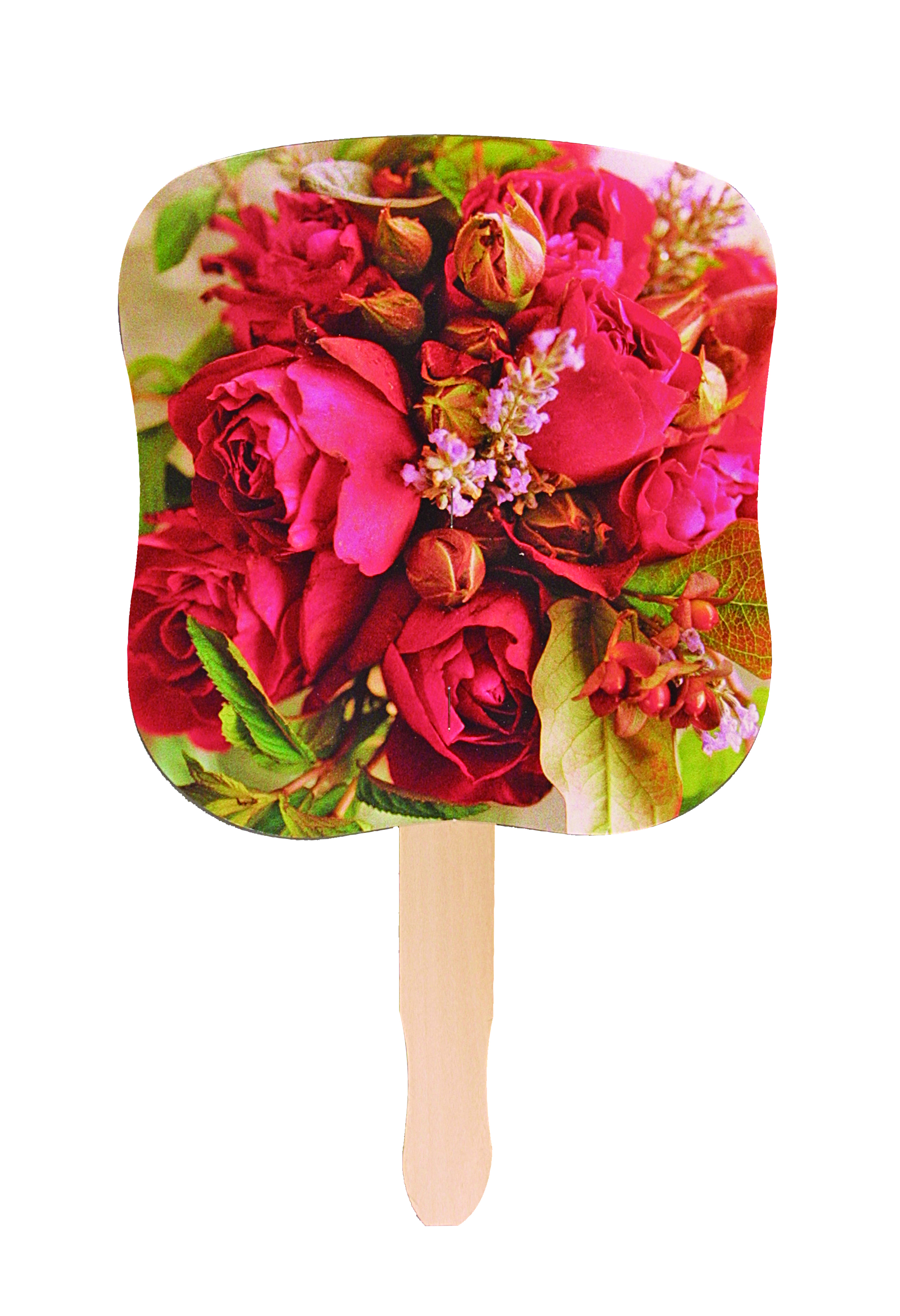 Stock Design Hand Fan - Flower Bouquet