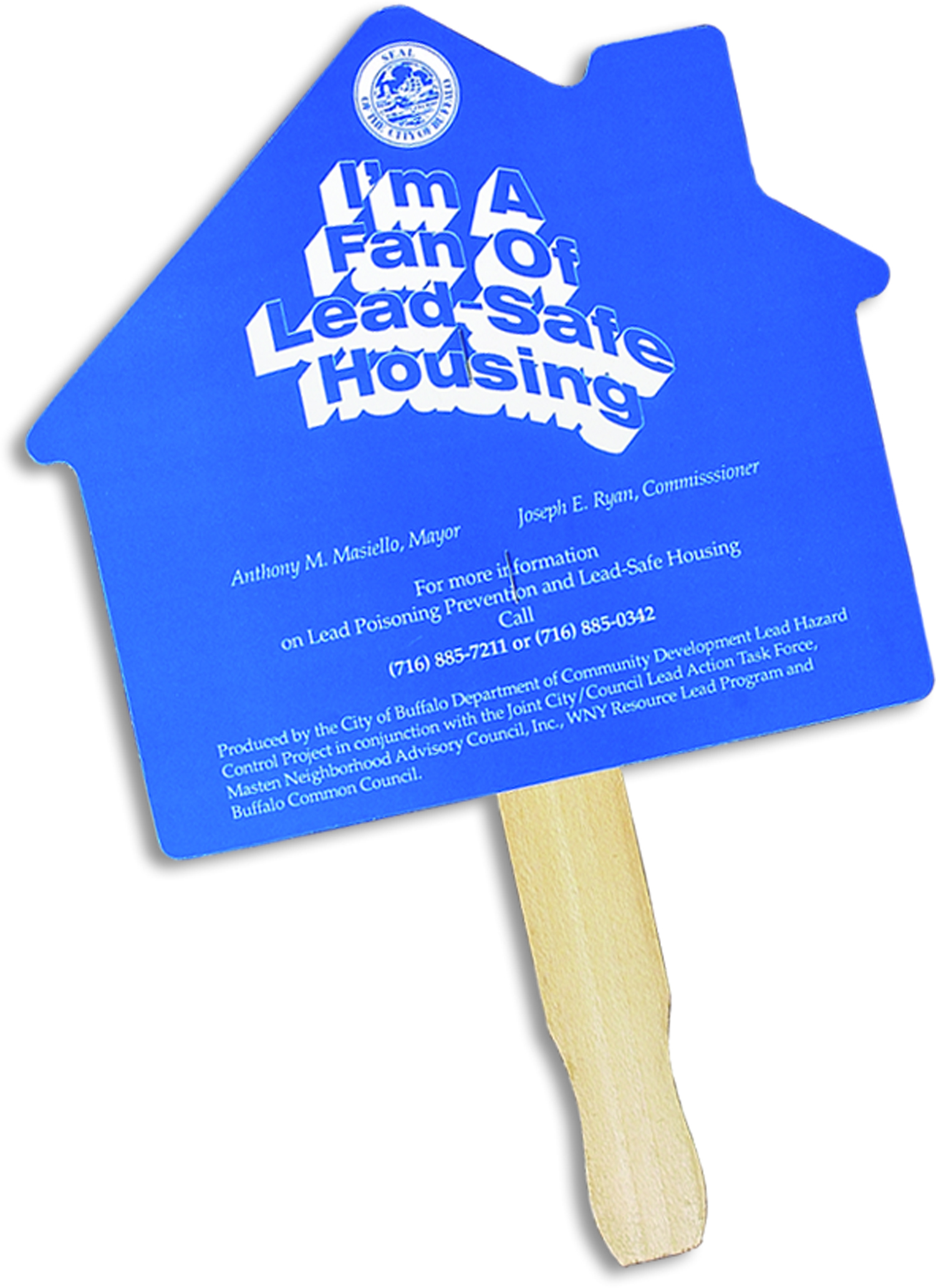 House Shaped Hand Fan