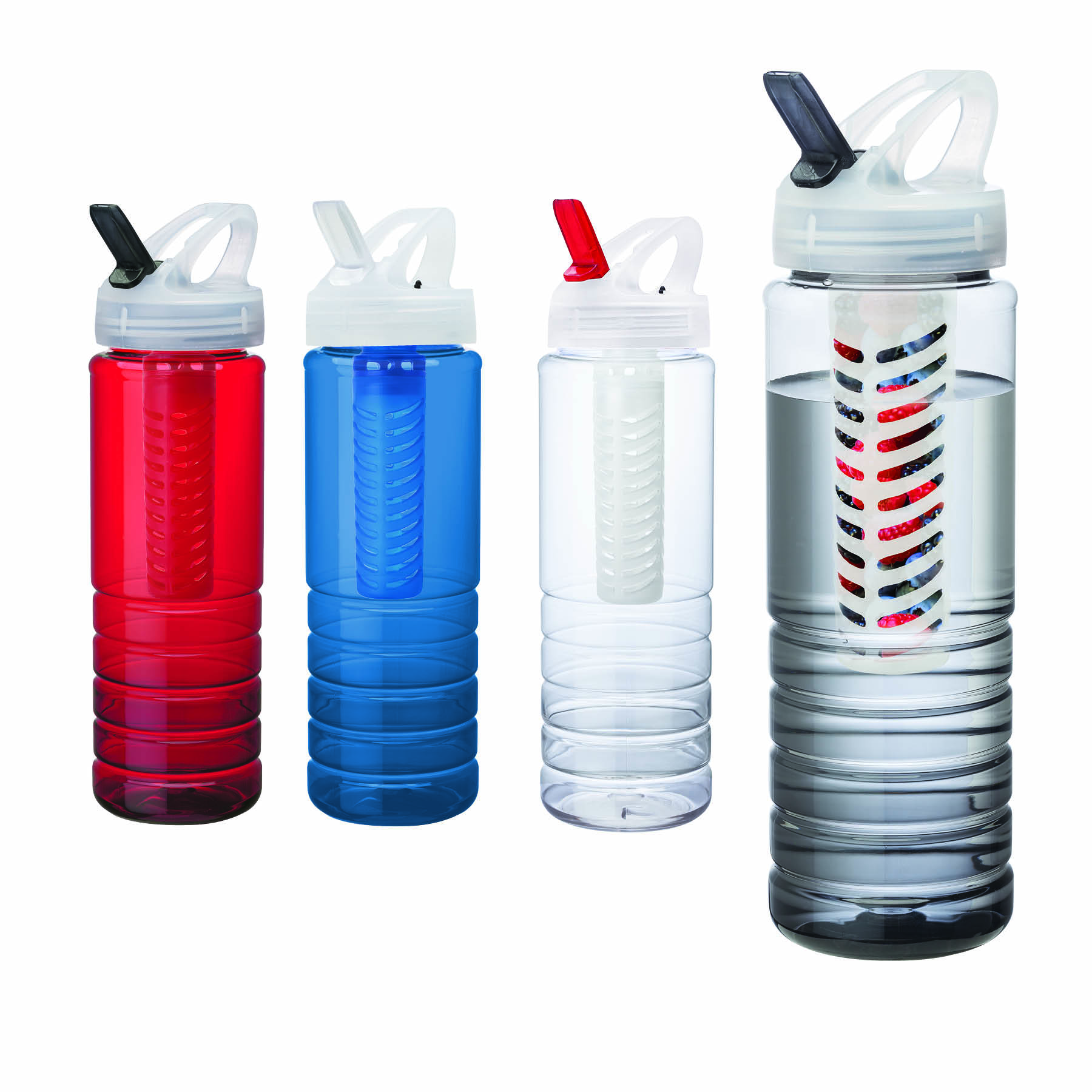 26 oz. PET Bottle with Flip Spout & Infuser