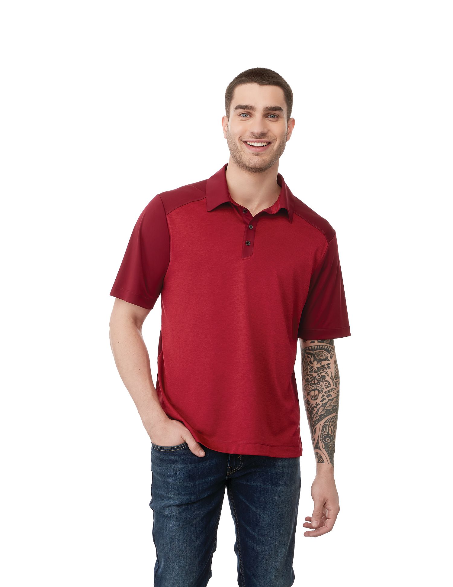 Men'S Sagano Short Sleeve Polo