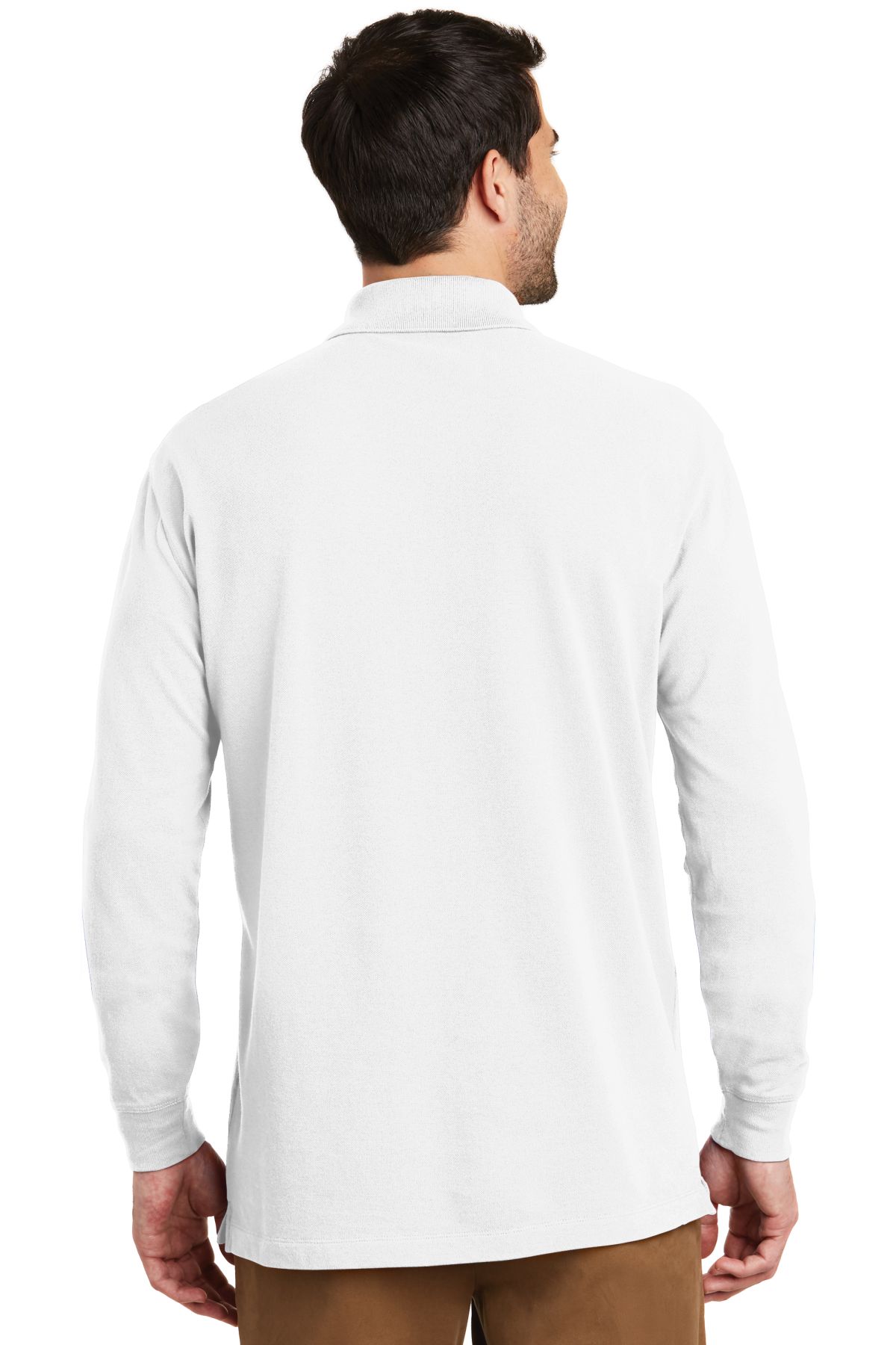 Port Authority® EZCotton™ Long Sleeve Polo