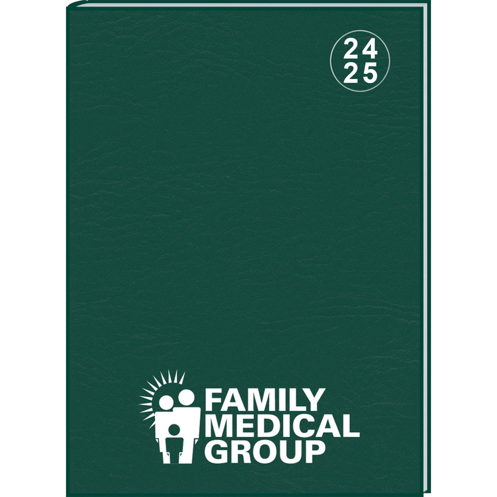 Academic Desk Monthly Planner w/ Morocco Cover 2017-2018