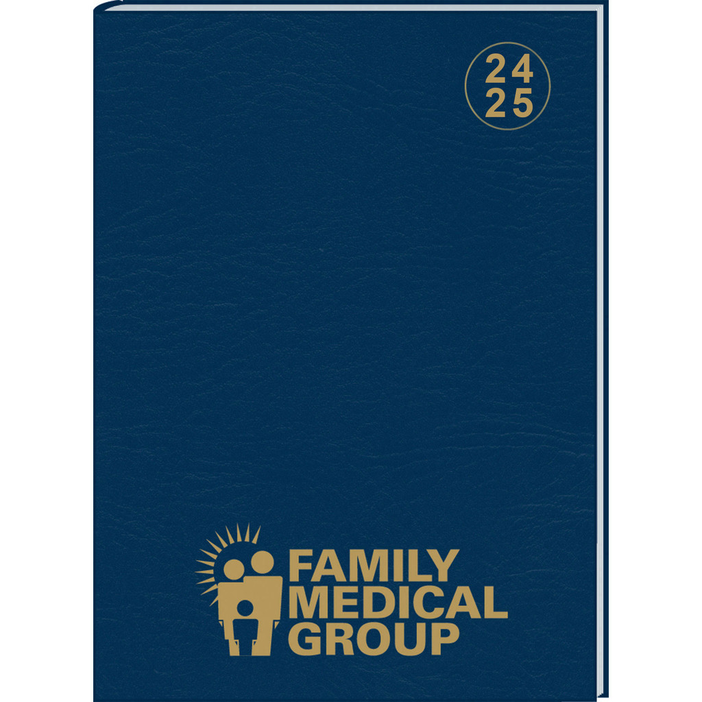 Academic Desk Monthly Planner w/ Morocco Cover 2017-2018