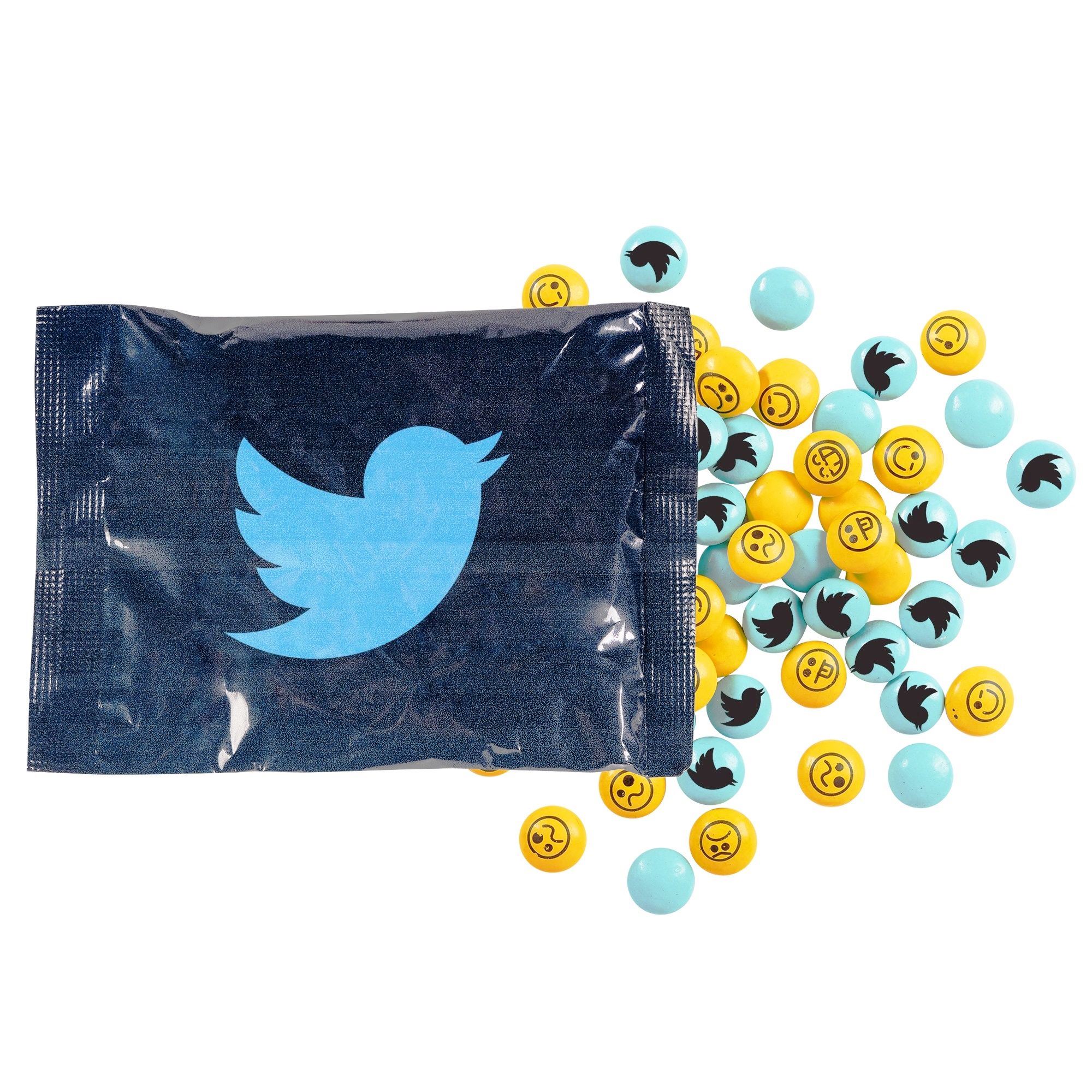 2oz. Full Color DigiBag™ with Imprinted Chocolate Buttons