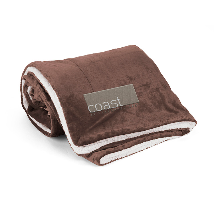 Mink Sherpa Blanket - Solid