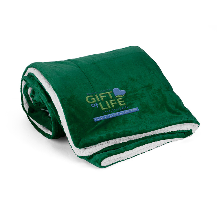 Mink Sherpa Blanket - Solid