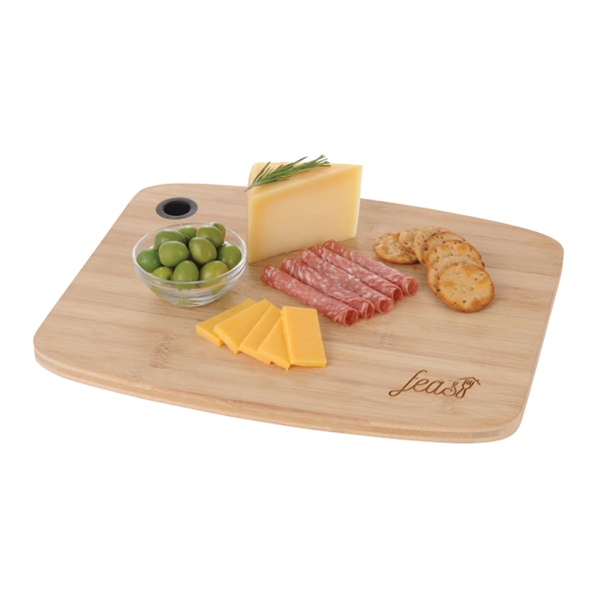 FSC Large Bamboo Cutting Board with Silicone Grip