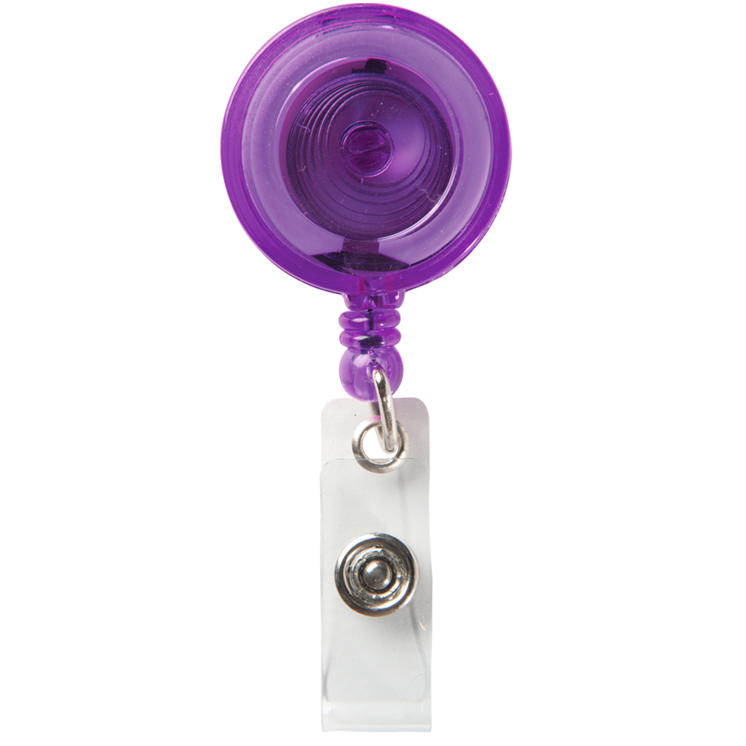 Round Secure-A-Badge™ w/ Alligator Clip