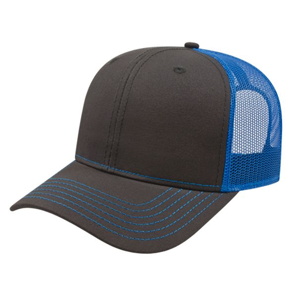 Modified Flat Bill With Mesh Back Cap