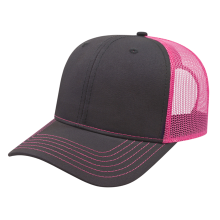 Modified Flat Bill With Mesh Back Cap