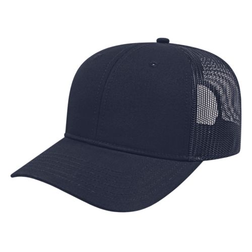 Modified Flat Bill With Mesh Back Cap
