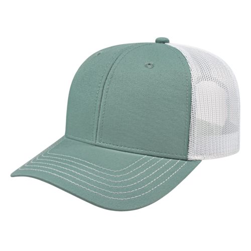 Modified Flat Bill With Mesh Back Cap