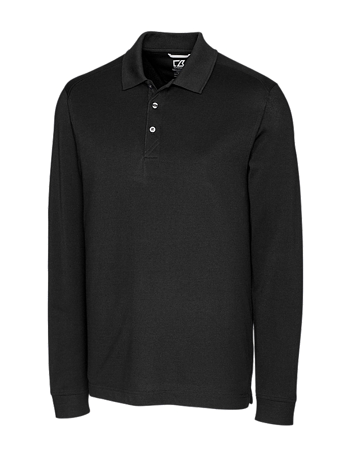 Advantage Tri-Blend Pique Mens Big and Tall Long Sleeve Polo