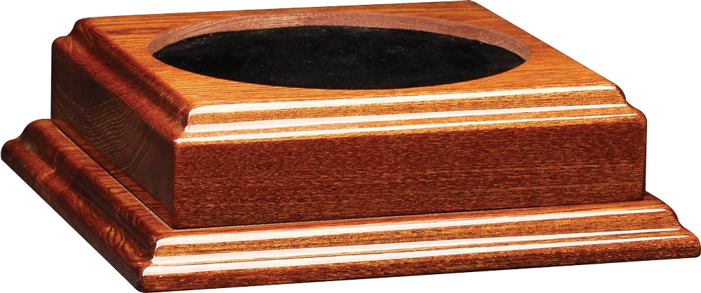 Six Inch Walnut Base