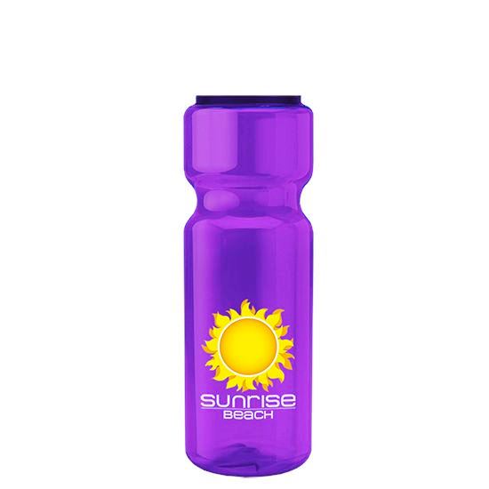 28 oz. Trans. Bottle- New Flip Straw Lid - DP