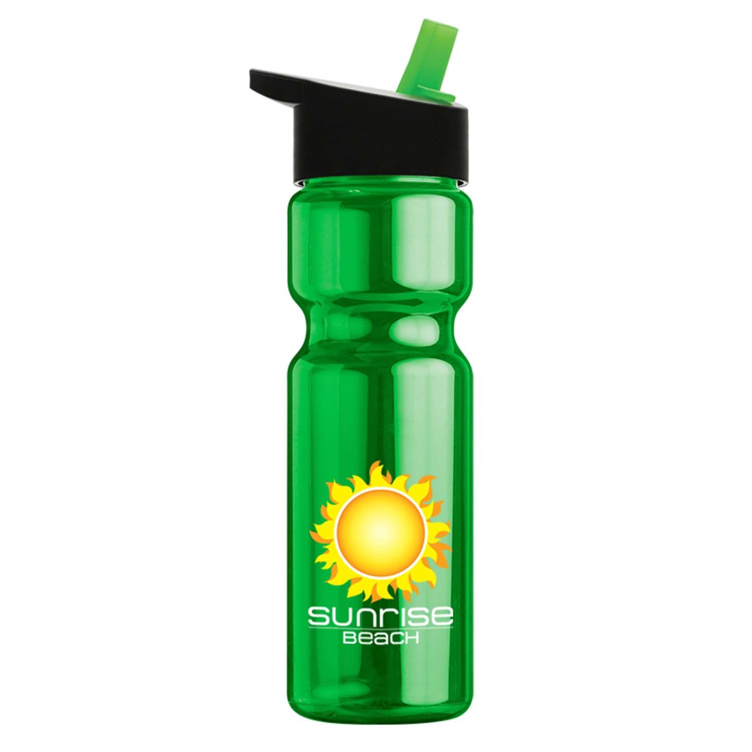 28 oz. Trans. Bottle- New Flip Straw Lid - DP