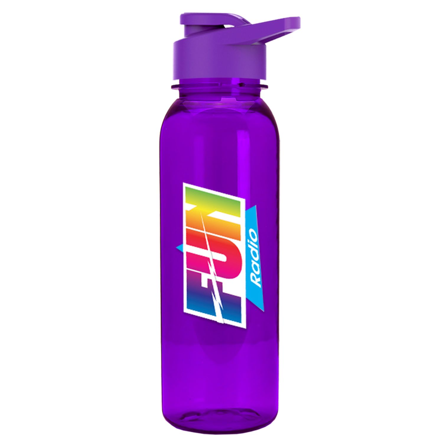 24oz  Bottle with Drink Thru Lid - Digital