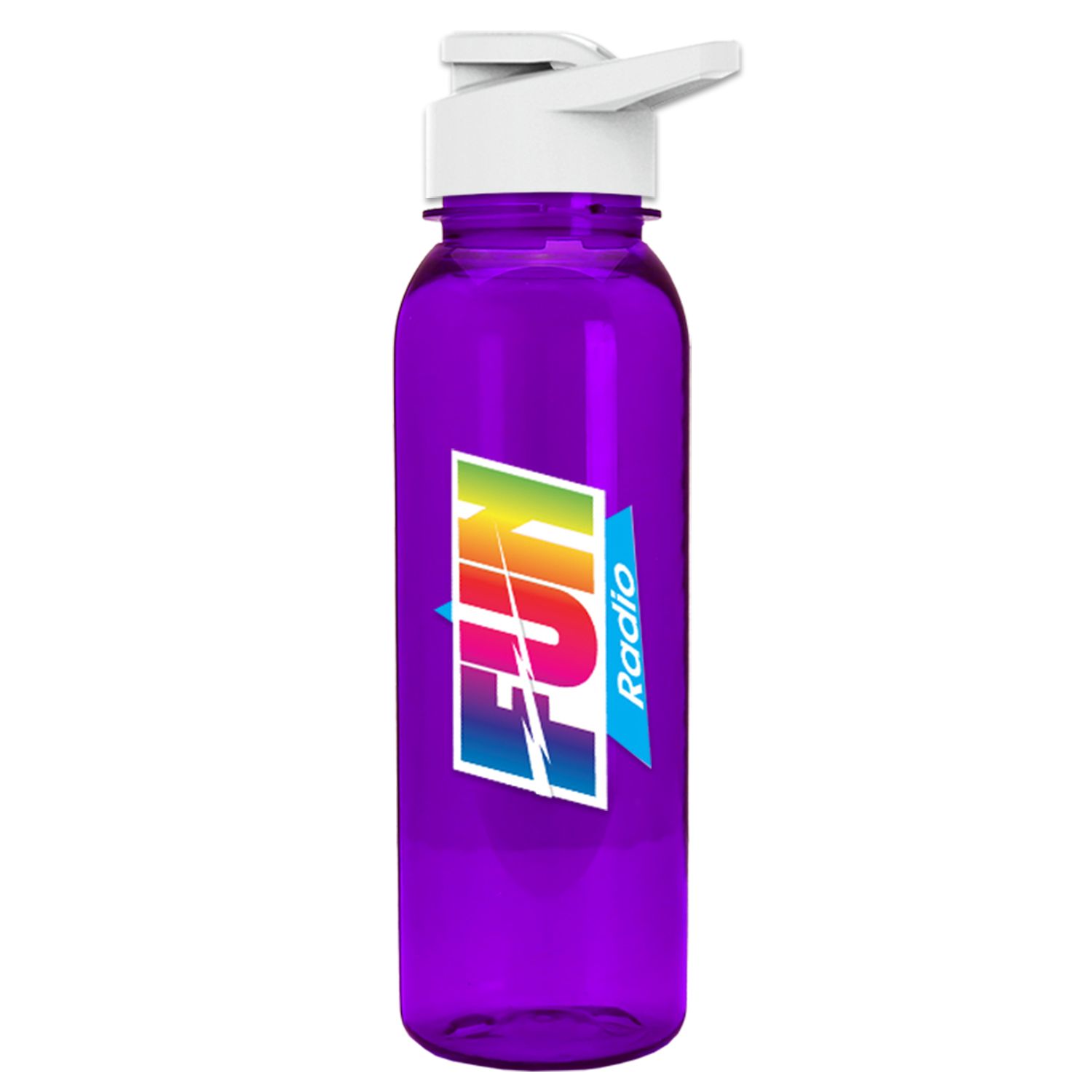24oz  Bottle with Drink Thru Lid - Digital