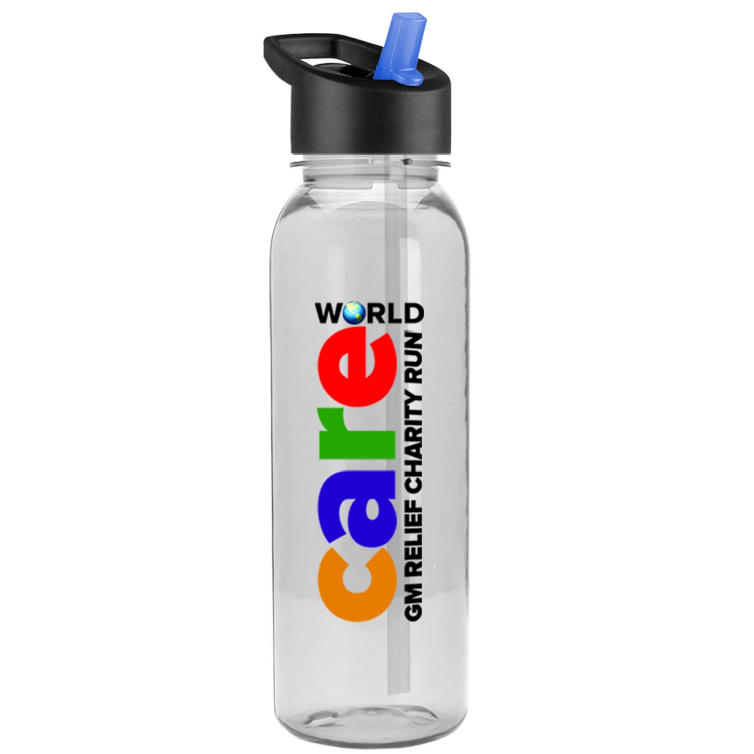 24oz  Bottle Flip Straw Lid - Digital
