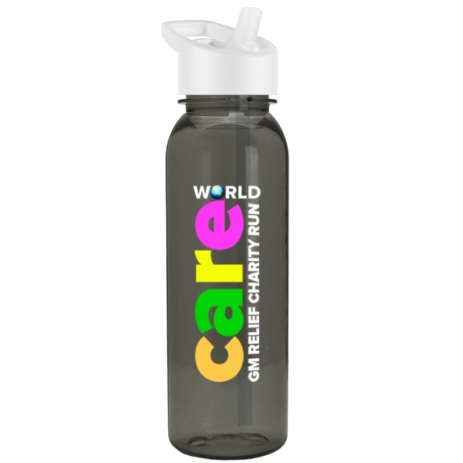 24oz  Bottle Flip Straw Lid - Digital