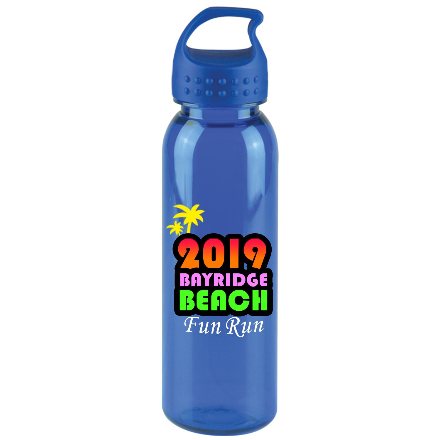 24oz  Bottle Crest Lid - Digital Imprint