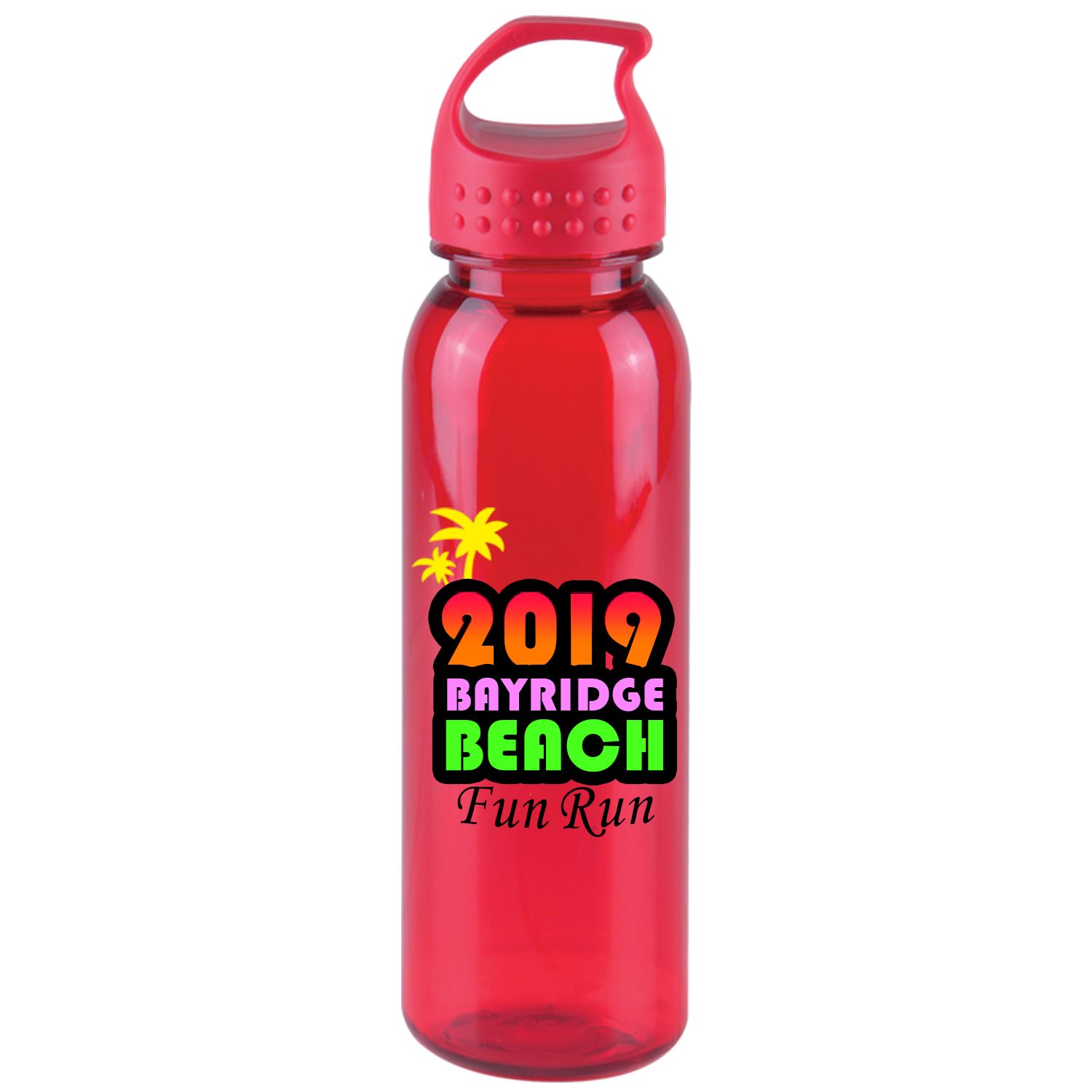 24oz  Bottle Crest Lid - Digital Imprint