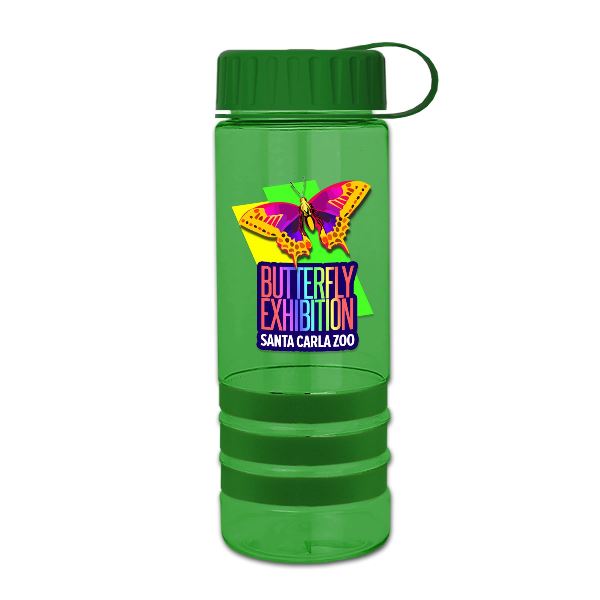 24 oz.  Stripe - Tethered Lid - Digital