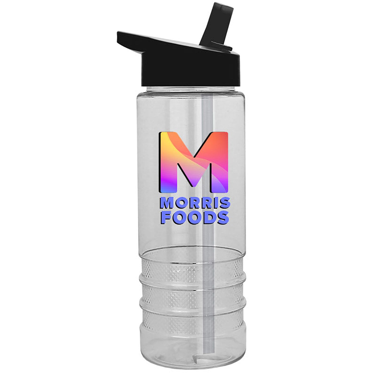 24 oz.  Salute - Flip Straw Lid - Digital