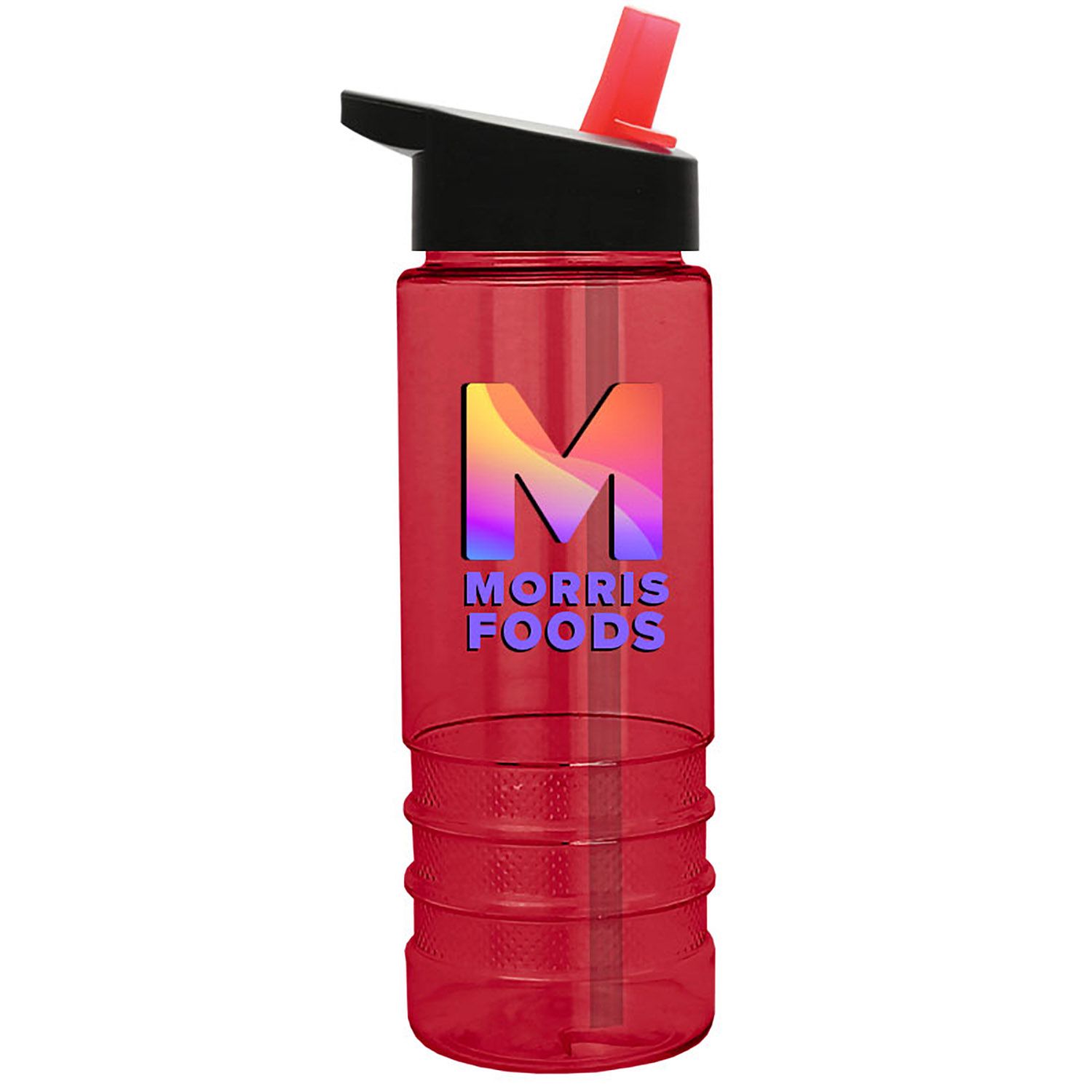 24 oz.  Salute - Flip Straw Lid - Digital