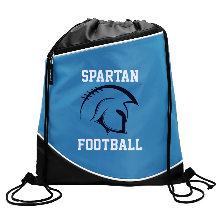 Campus Pack - 210D Drawstring with Zipper Pocket