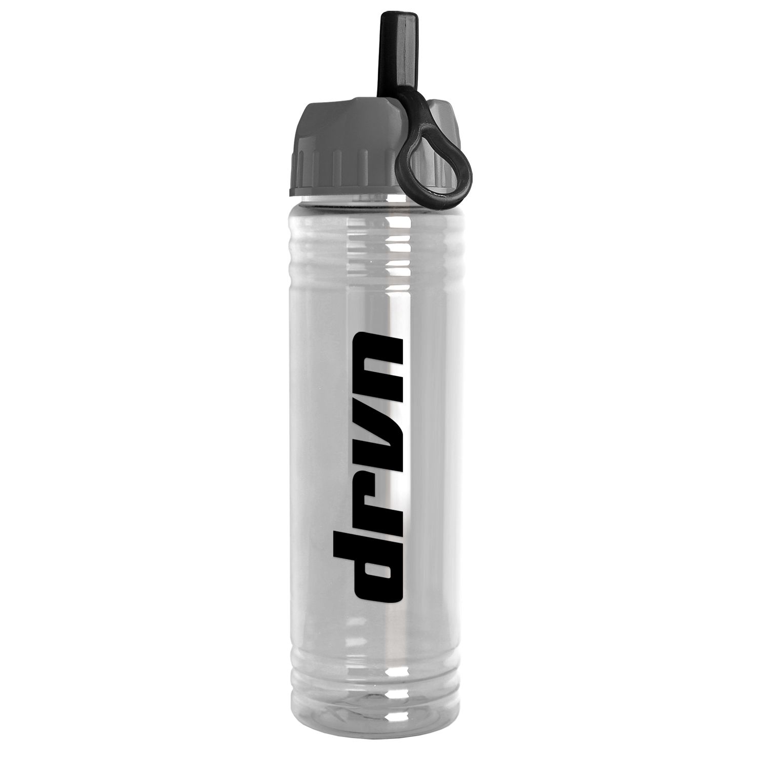 24 oz. Slim Fit Water Bottle with Ring Straw Lid