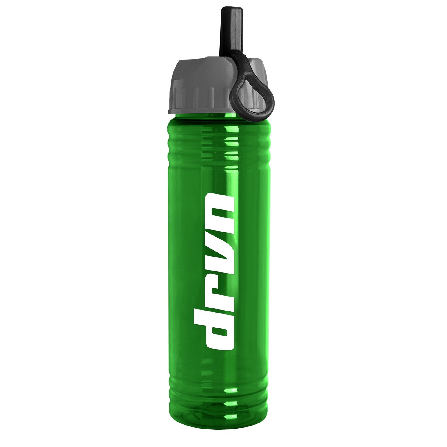 24 oz. Slim Fit Water Bottle with Ring Straw Lid