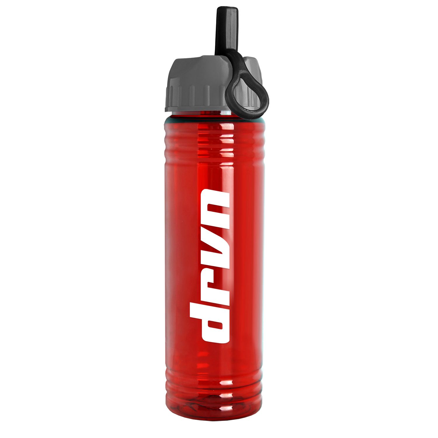 24 oz. Slim Fit Water Bottle with Ring Straw Lid