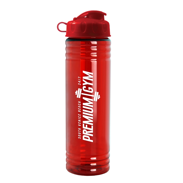 24 oz. Slim Fit Water Bottle with Flip Lid