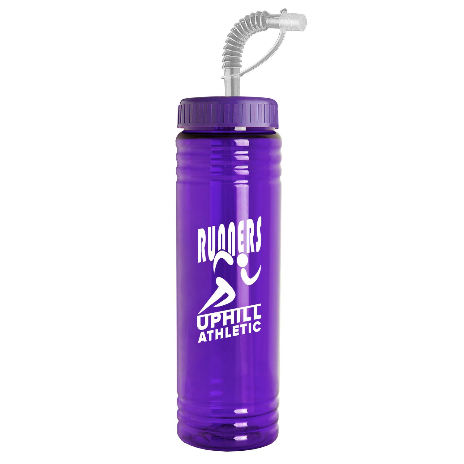 24 oz. Slim Fit Water Bottle with Straw Lid