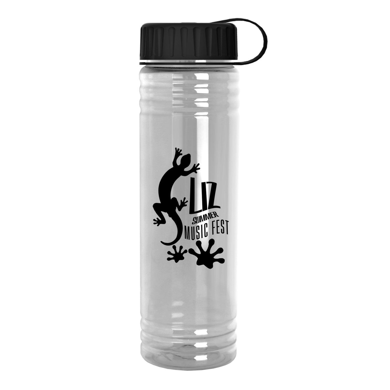 24 oz. Slim Fit Water Bottle with Tethered Lid