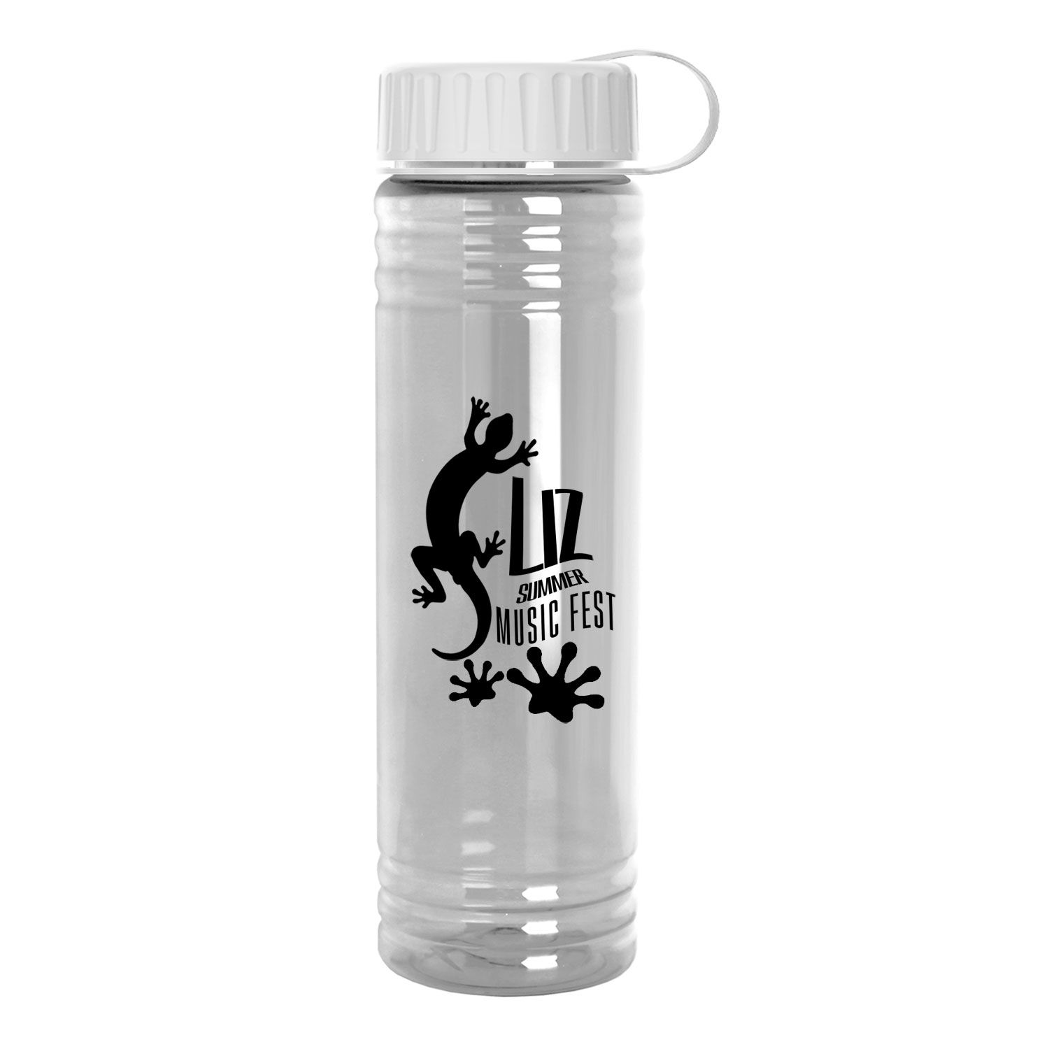 24 oz. Slim Fit Water Bottle with Tethered Lid